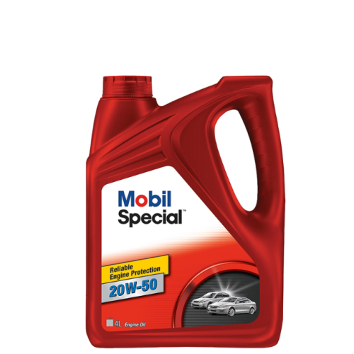 Mobil Special™ 20W-50, a high-performance motor oil for all vehicles, provides superior engine protection and cleanliness. Recommended for various applications and operating conditions, it ensures optimal performance and reliability.